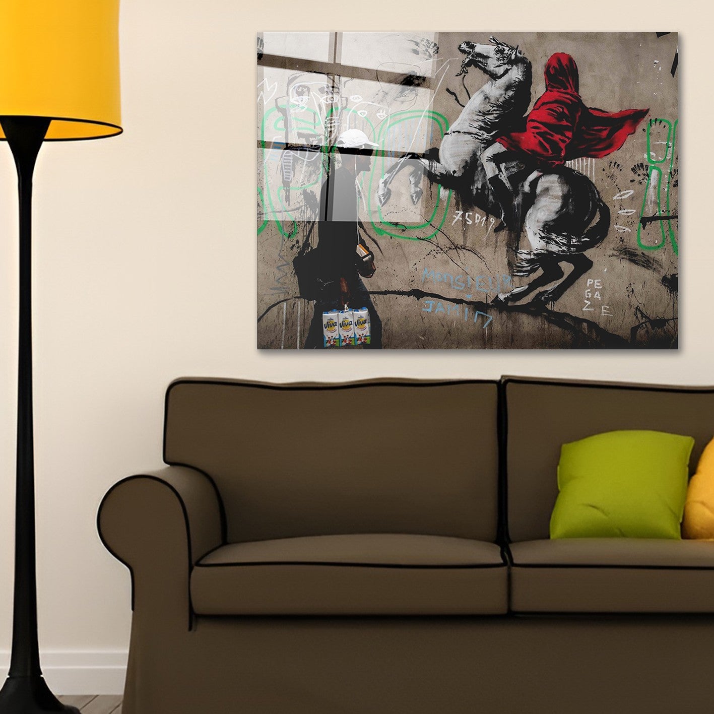 Quadro Decorativo em Vidro Temperado Multicolor 70x100cm - Arte Moderna para Transformar o Seu Espaço