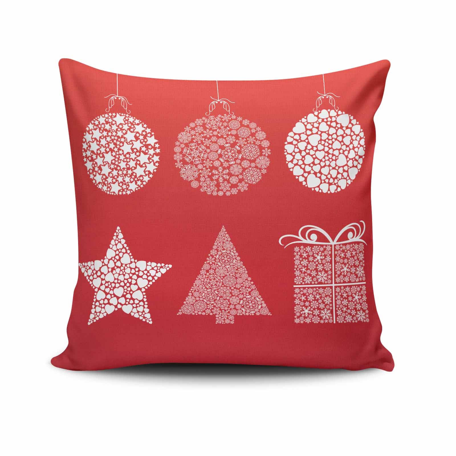 Almofada – 43 x 43 cm – Multicolorido – Algodão e Poliéster