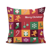 Almofada – 43 x 43 cm – Multicolorido – 50% Algodão / 50% Poliéster