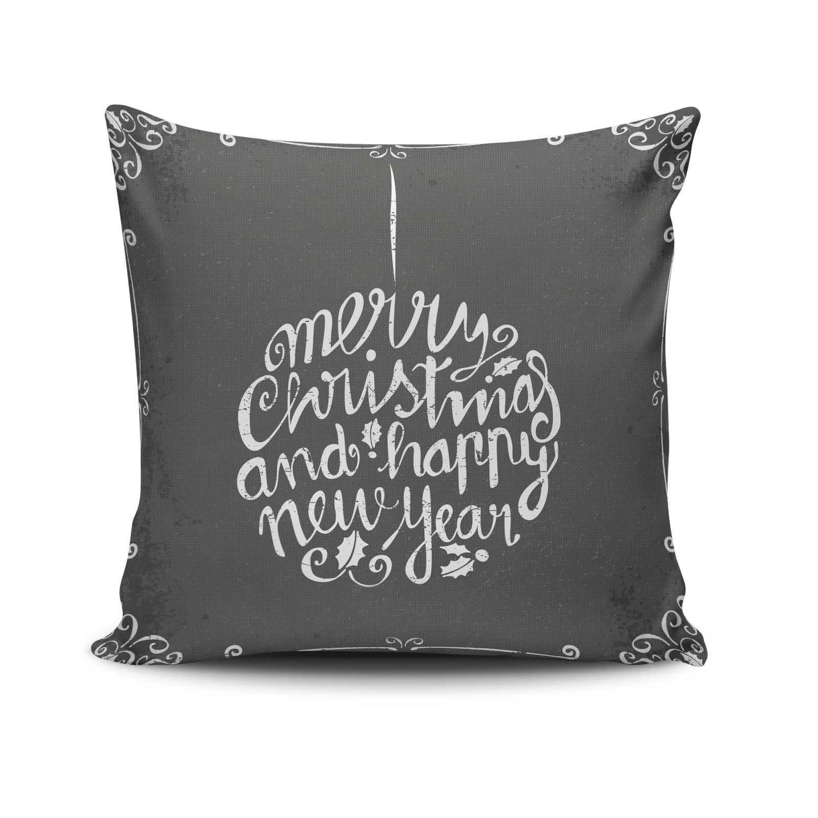 Almofada – 43 x 43 cm – Multicolorido – Algodão e Poliéster