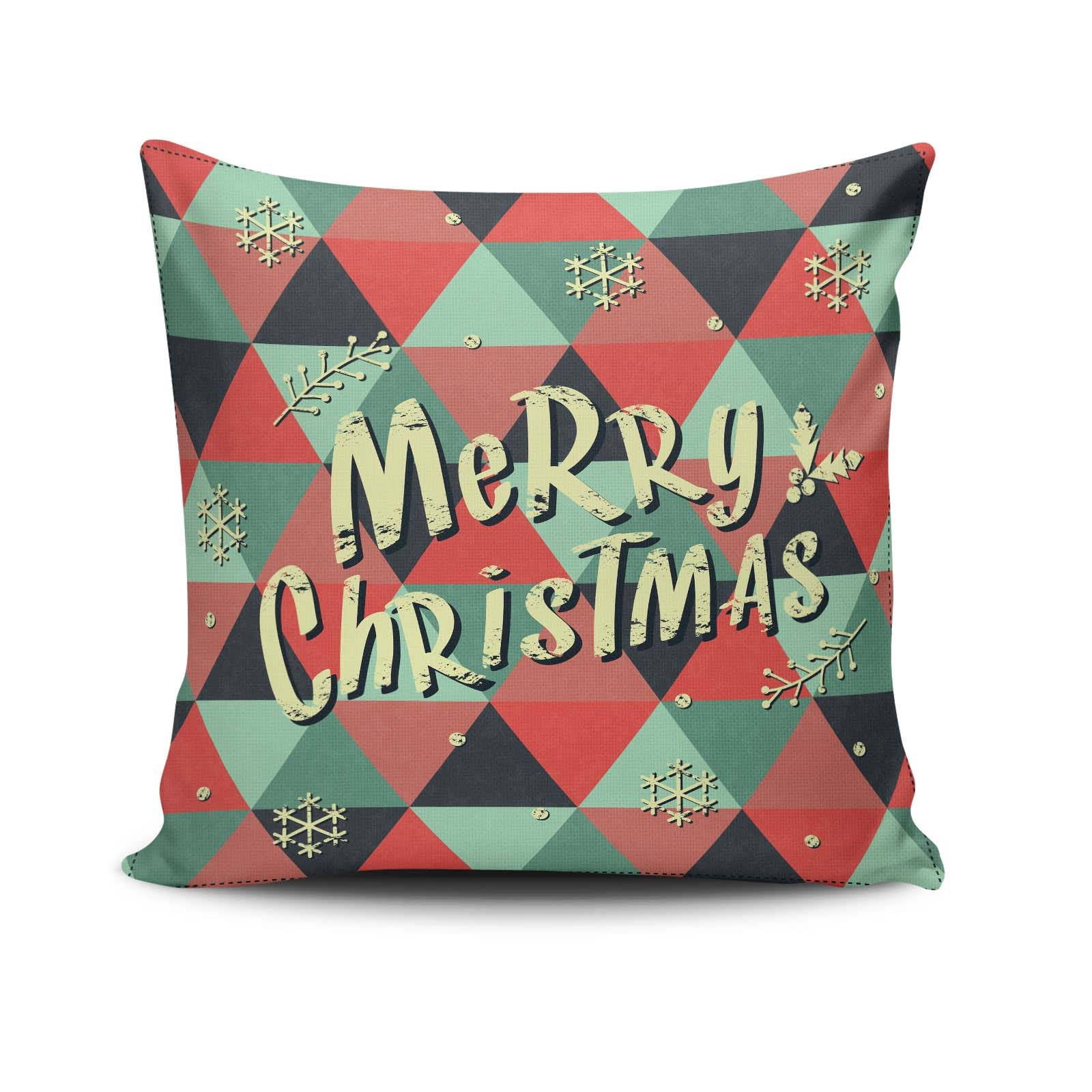 Almofada – 43 x 43 cm – Multicolorido – Algodão/Poliéster