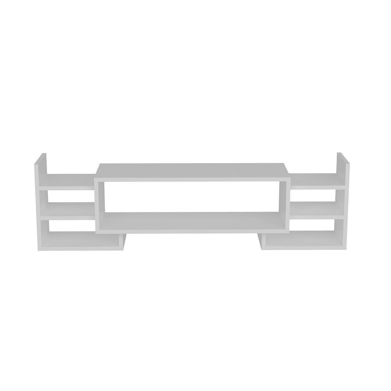 Móvel de TV – 115 cm de largura – Branco – Melamina