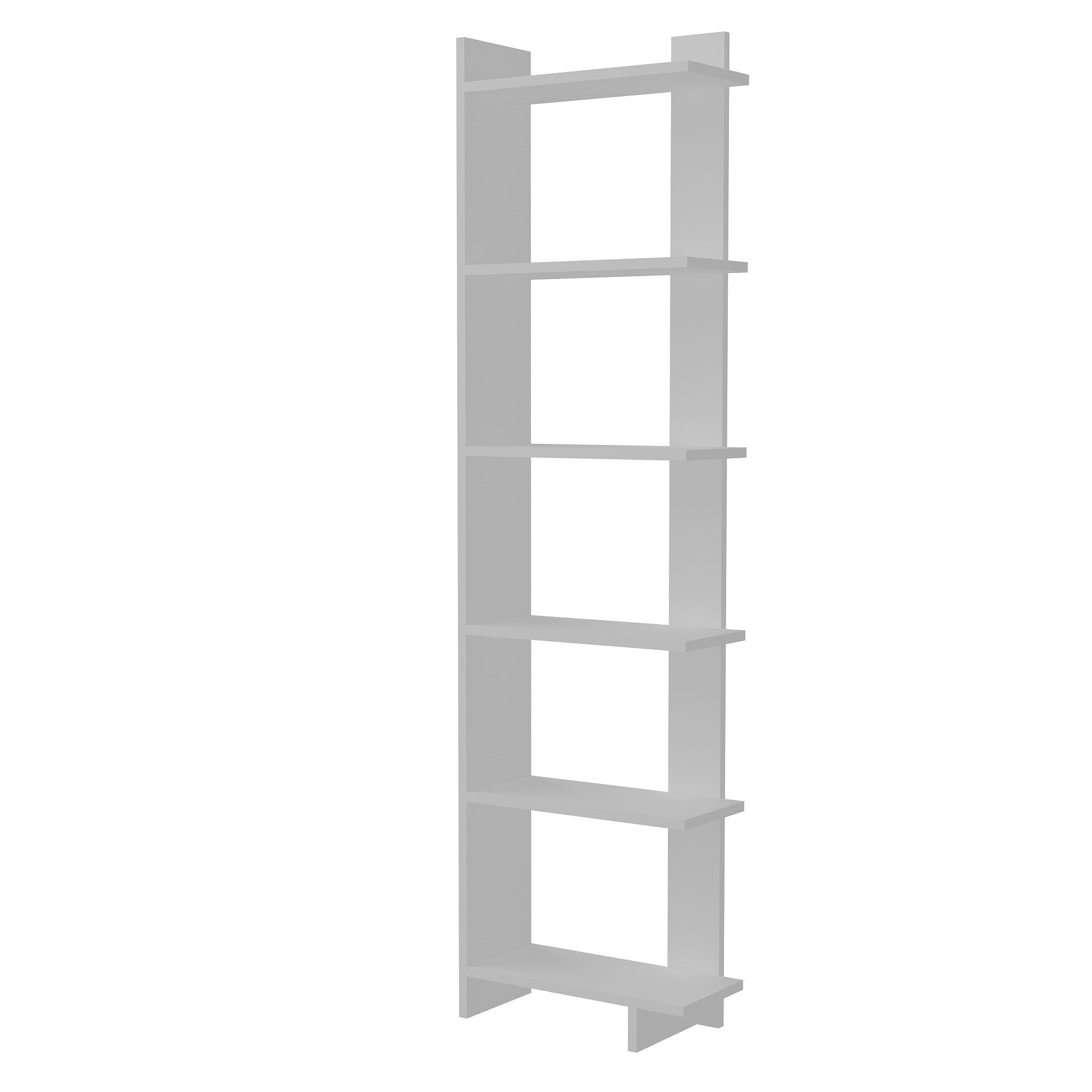 Estante moderna – 170 cm de altura – Branco – 100% painel de partículas revestido a melamina