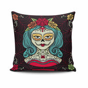 Almofada – 43 x 43 cm – Multicolorido – Algodão e Poliester
