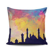 Almofada – 43 x 43 cm – Multicolorido – Algodão e Poliéster
