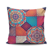 Almofada – 43 x 43 cm – Multicolorido – Algodão e Poliéster