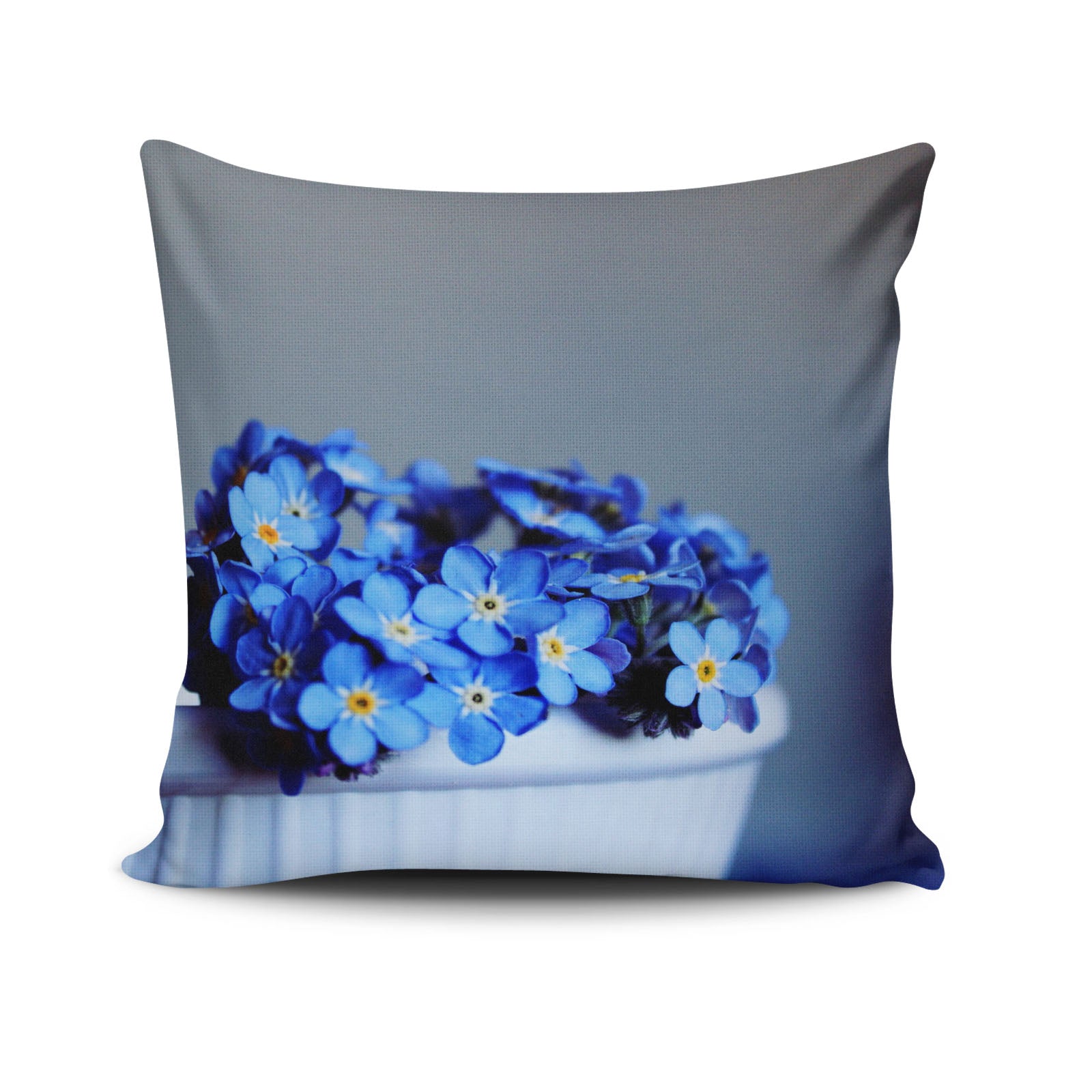 Capa de almofada – 43 x 43 cm – Multicolorido – 50% algodão / 50% poliéster