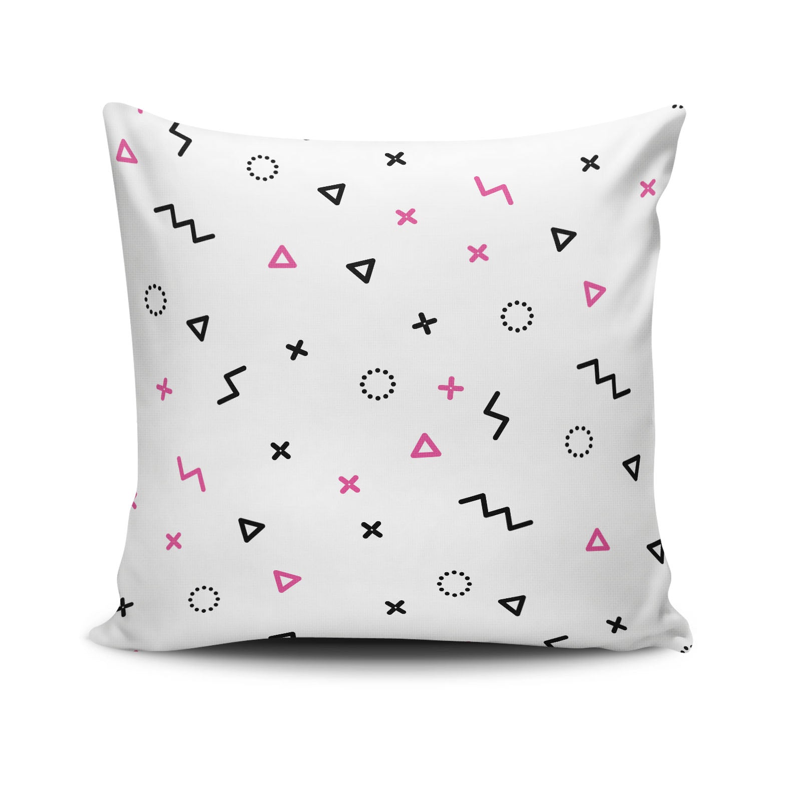 Capa de Almofada – 43 x 43 cm – Multicolorido – 50% Algodão / 50% Poliéster