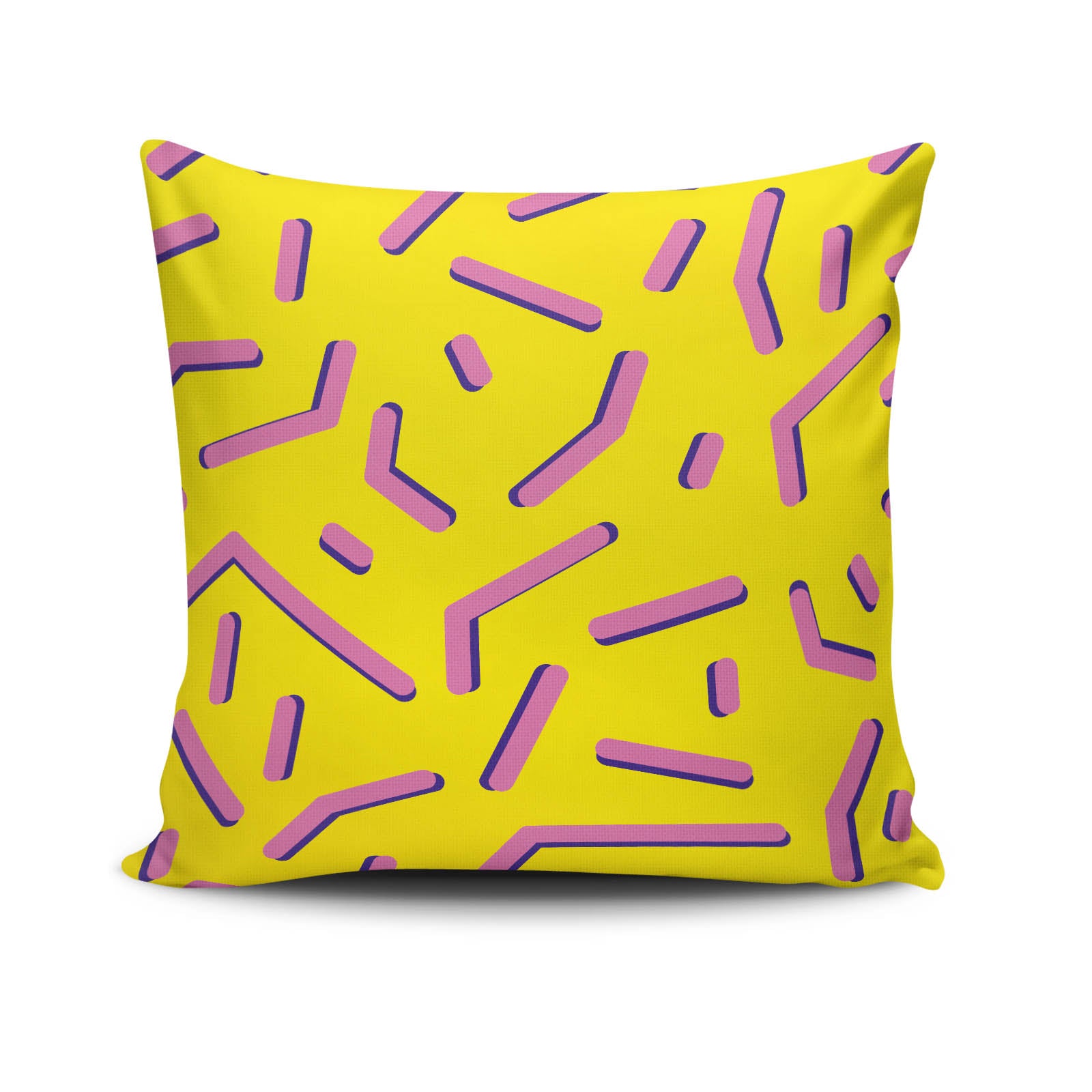 Capa de Almofada – 43 x 43 cm – Multicolorido – Algodão e Poliéster
