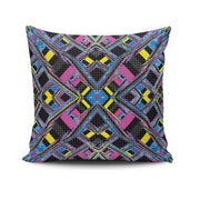 Capa de Almofada – 43 x 43 cm – Multicolorido – Algodão e Poliéster