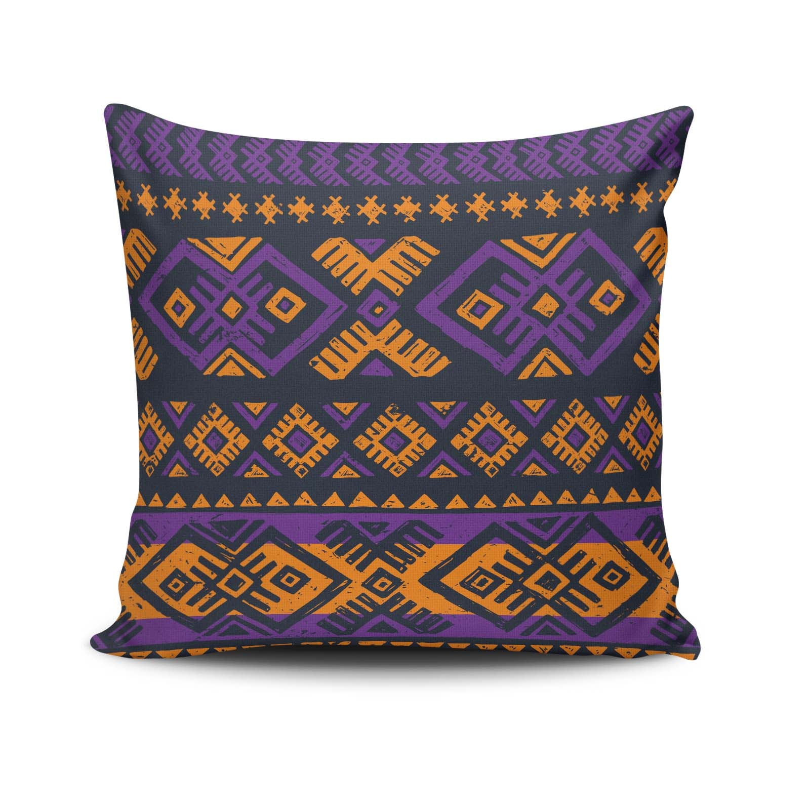 Capa de Almofada – 43 x 43 cm – Multicolorido – Algodão/Poliéster