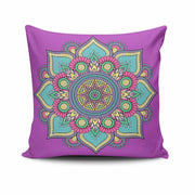 Capa de Almofada – 43 x 43 cm – Multicolorido – 50% Algodão / 50% Poliéster