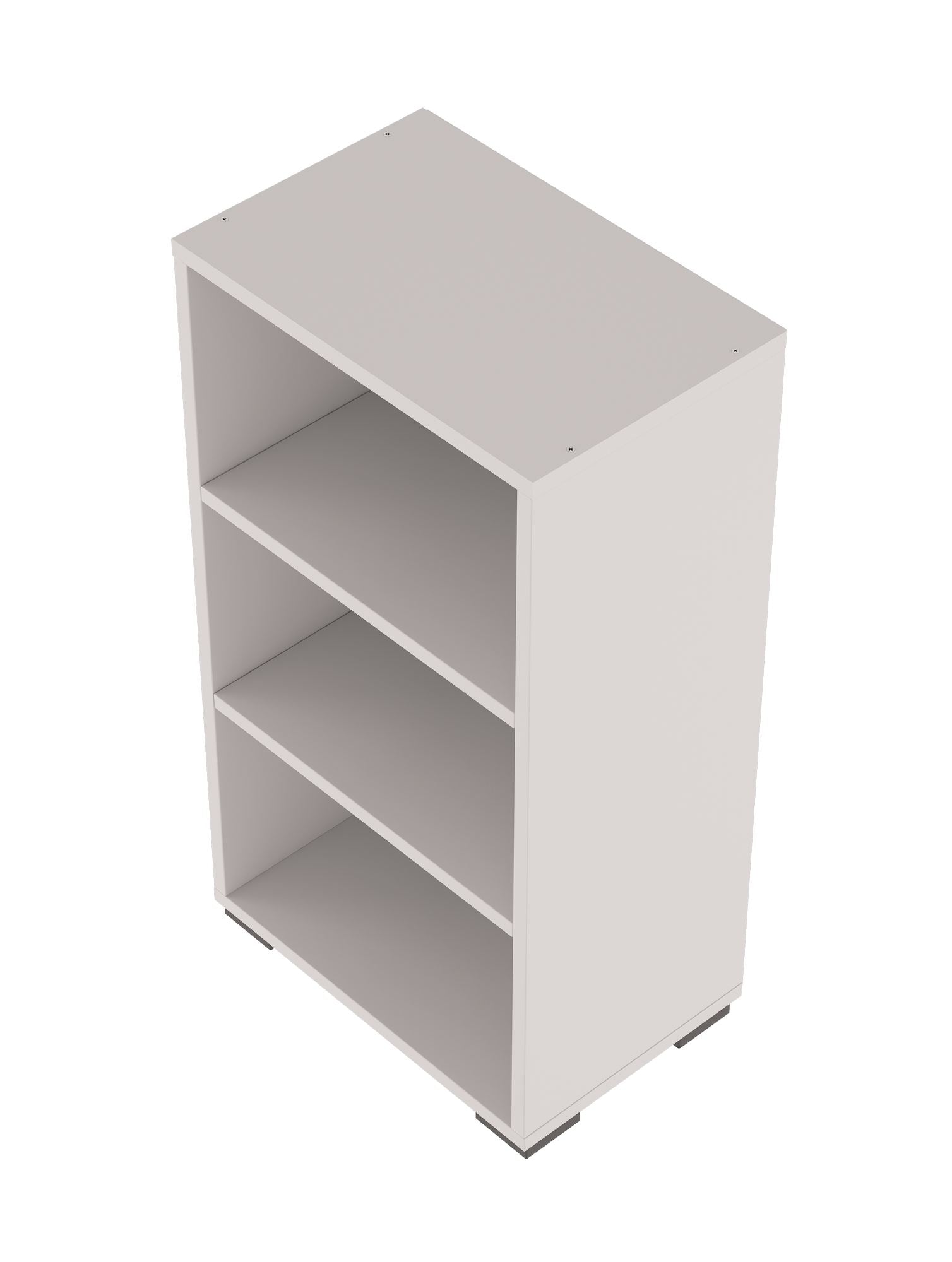 Estante de livros – 45,5 cm x 84 cm x 30 cm – Branco – MDF