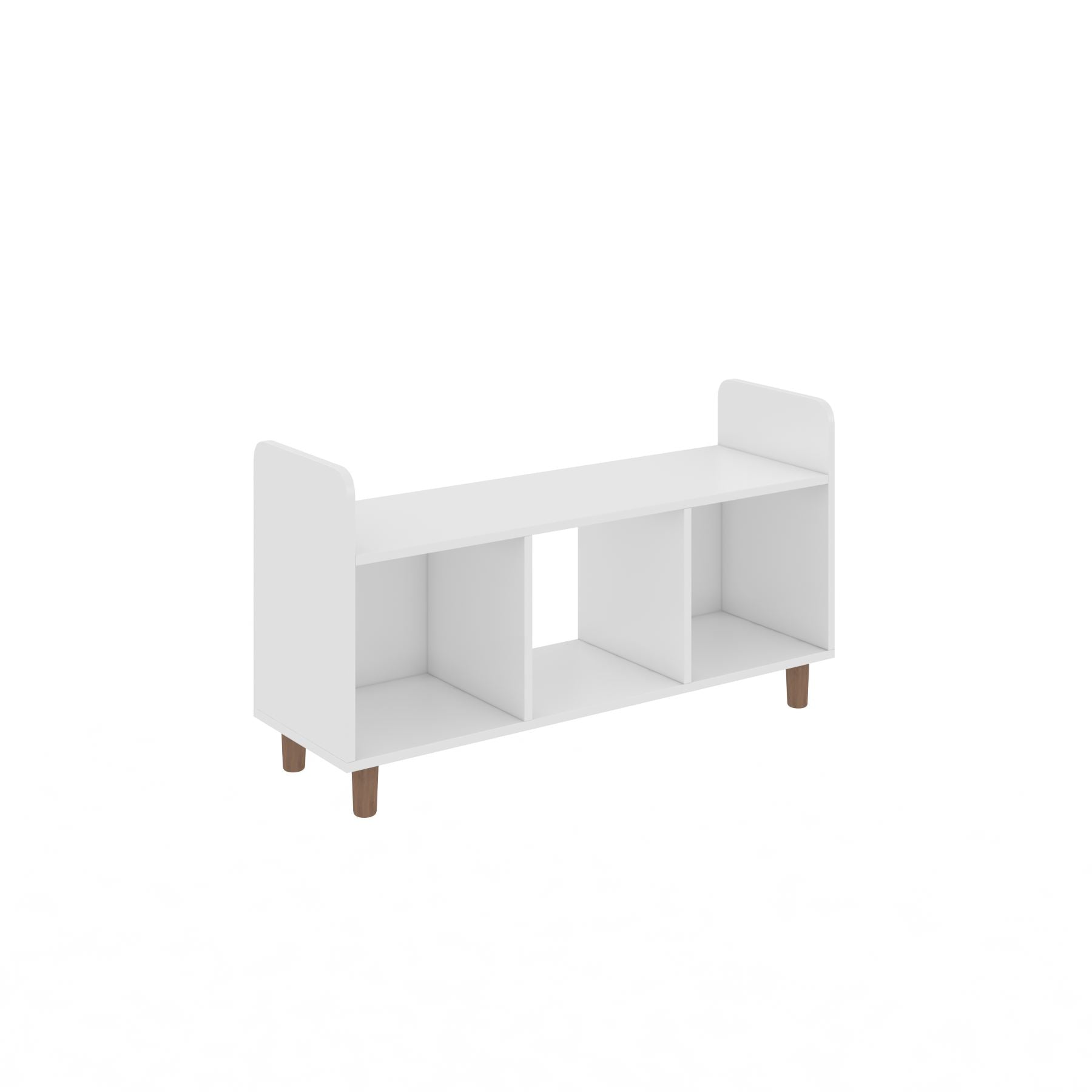 Móvel de TV – 115,2 cm x 63 cm x 36 cm – Branco – MDF