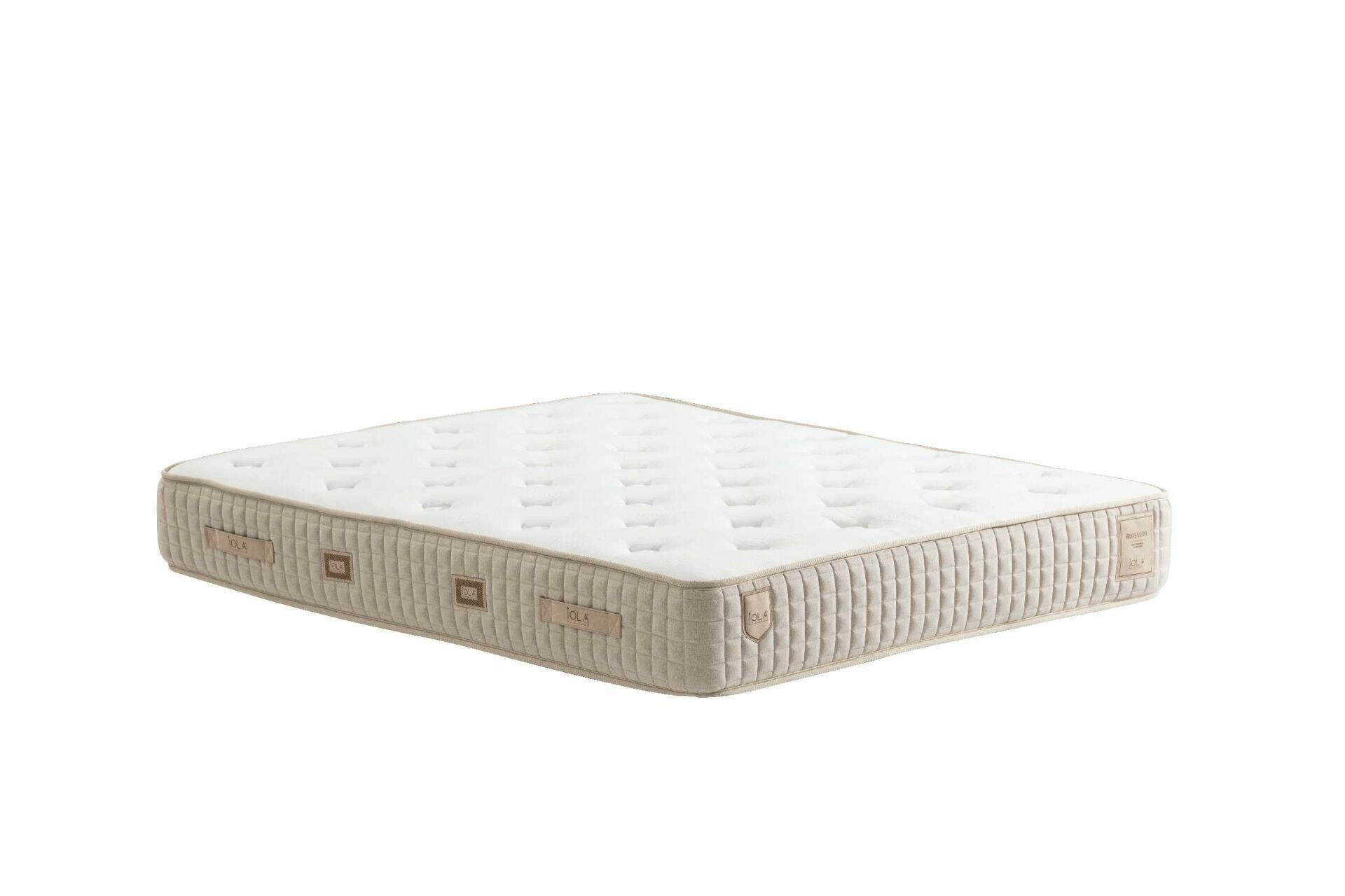 Colchão – 160 cm x 200 cm – Bege – Poliéster e Polipropileno