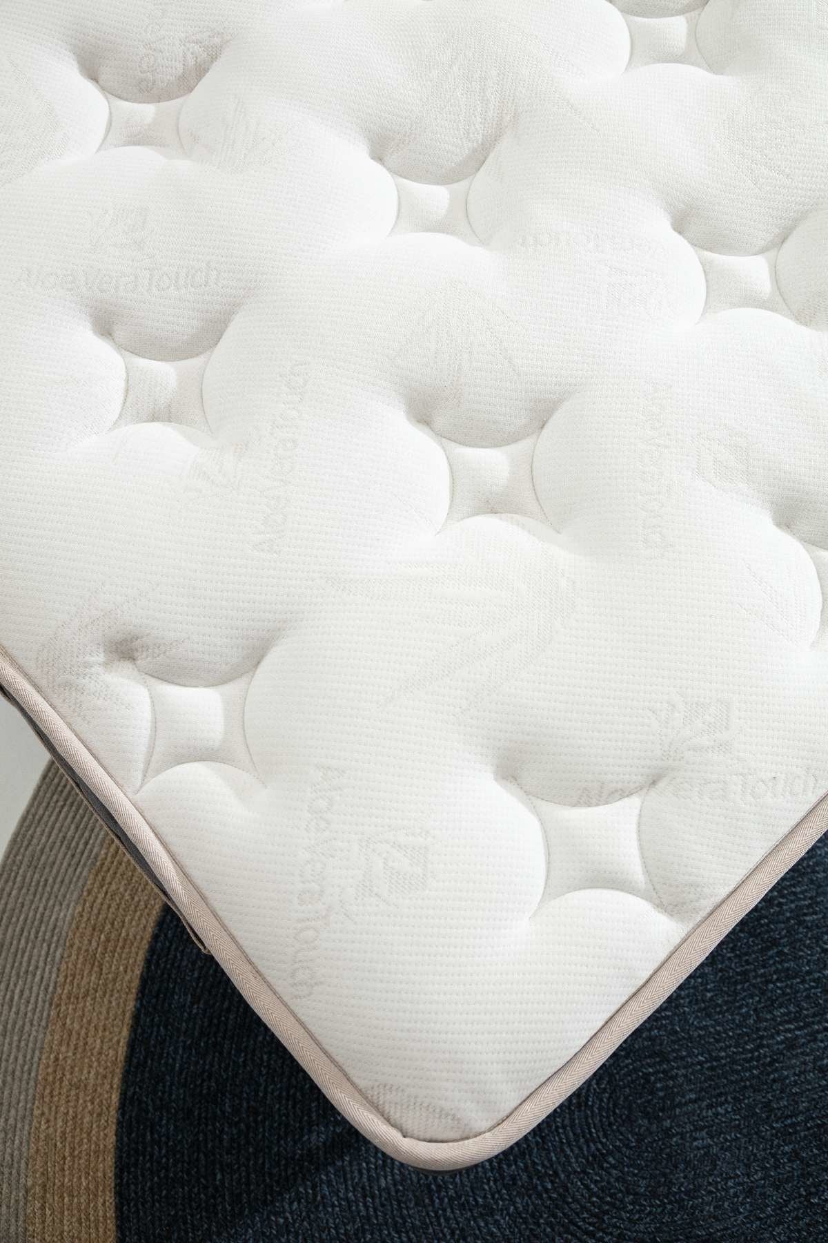 Colchão – 120 cm x 200 cm – Cinza Escuro – Poliéster