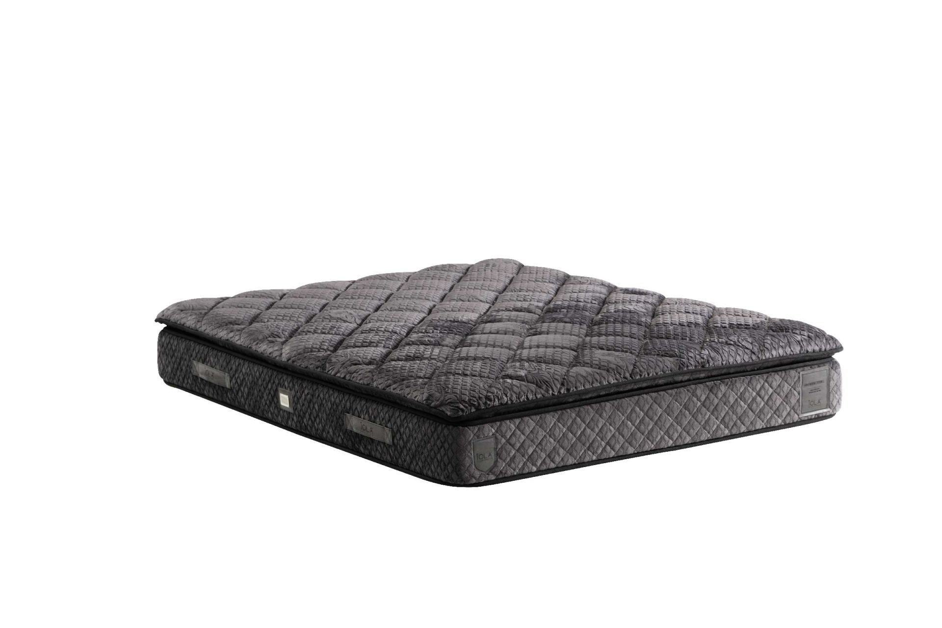 Colchão de Molas Pocket – 120 cm x 200 cm – Cinza Escuro – Poliéster