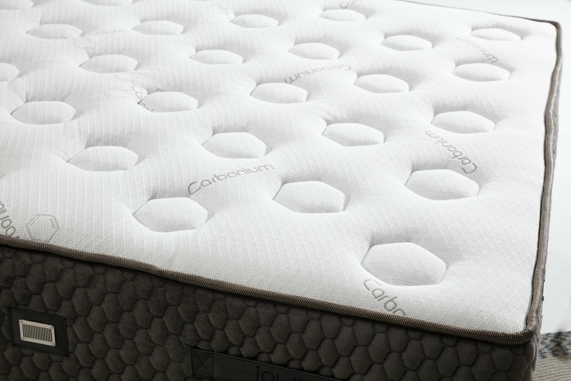 Colchão – 90 cm x 190 cm – Cinza – Poliéster