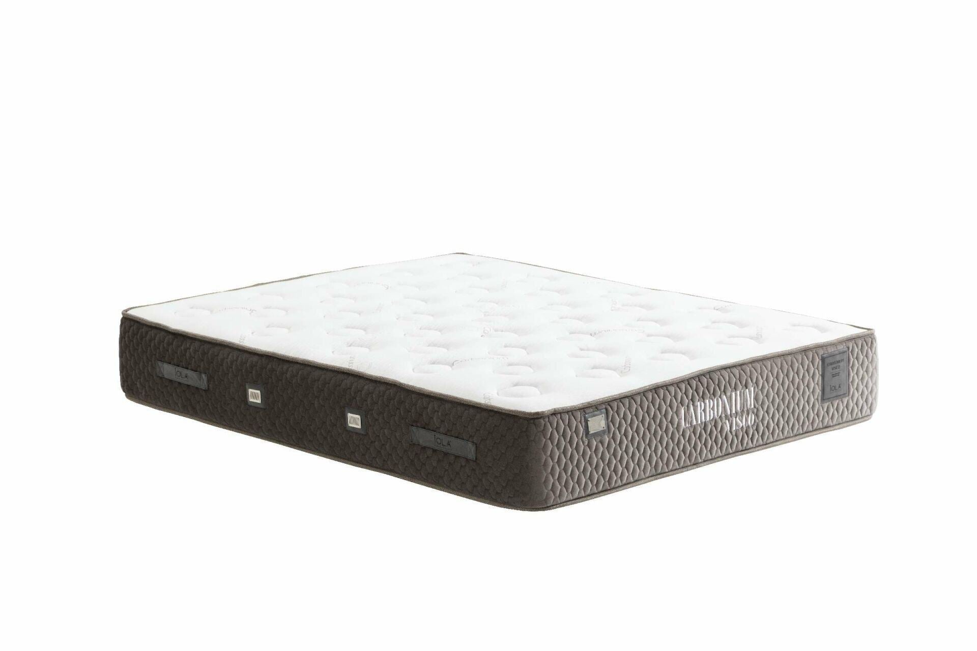 Colchão – 140 cm x 200 cm – Cinza – Poliester com Carbono