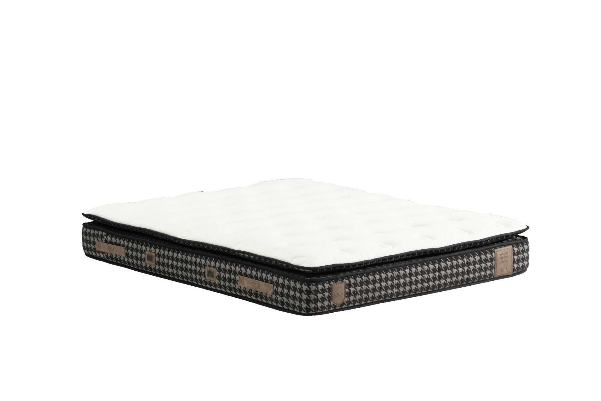 Colchão – 180x200 cm – Cinza Escuro – Poliéster, Viscose, Bambu