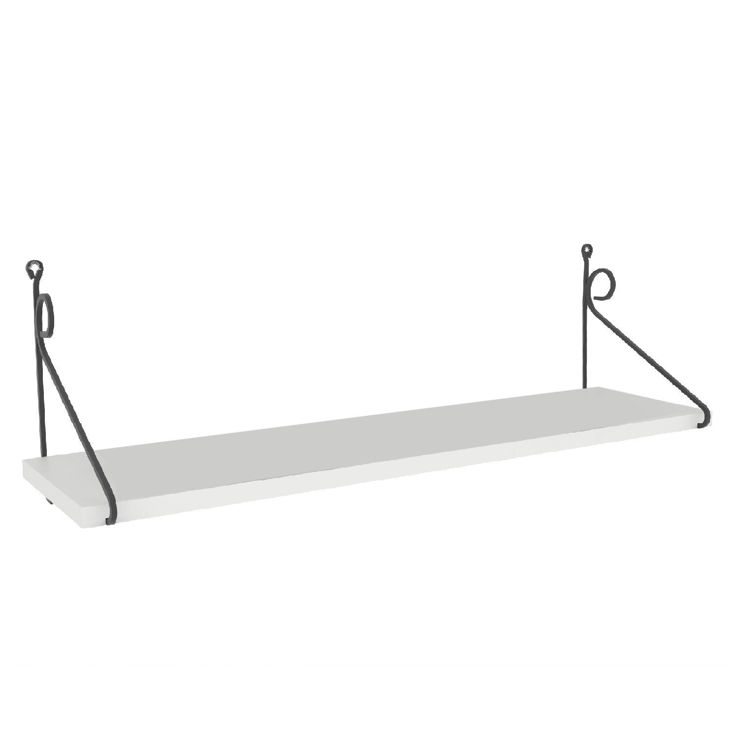 Prateleira de parede – 72 cm x 27 cm x 20 cm – Branco – Painel de partículas