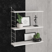 Prateleira de parede – 72 cm x 85 cm x 20 cm – Branco – Painel de partículas com revestimento a melamina