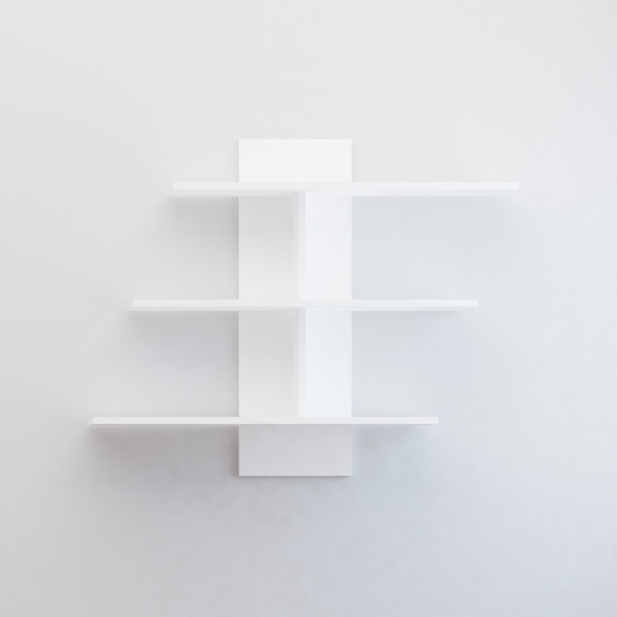 Prateleira de parede – 111cm x 90cm x 20cm – Branco – Melamina