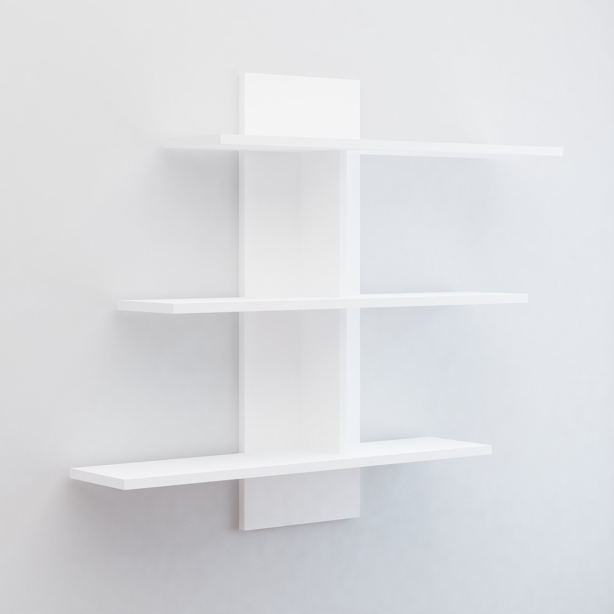 Prateleira de parede – 111cm x 90cm x 20cm – Branco – Melamina