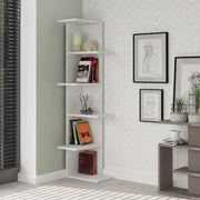 Estante moderna – 141 cm de altura – branca – melamina