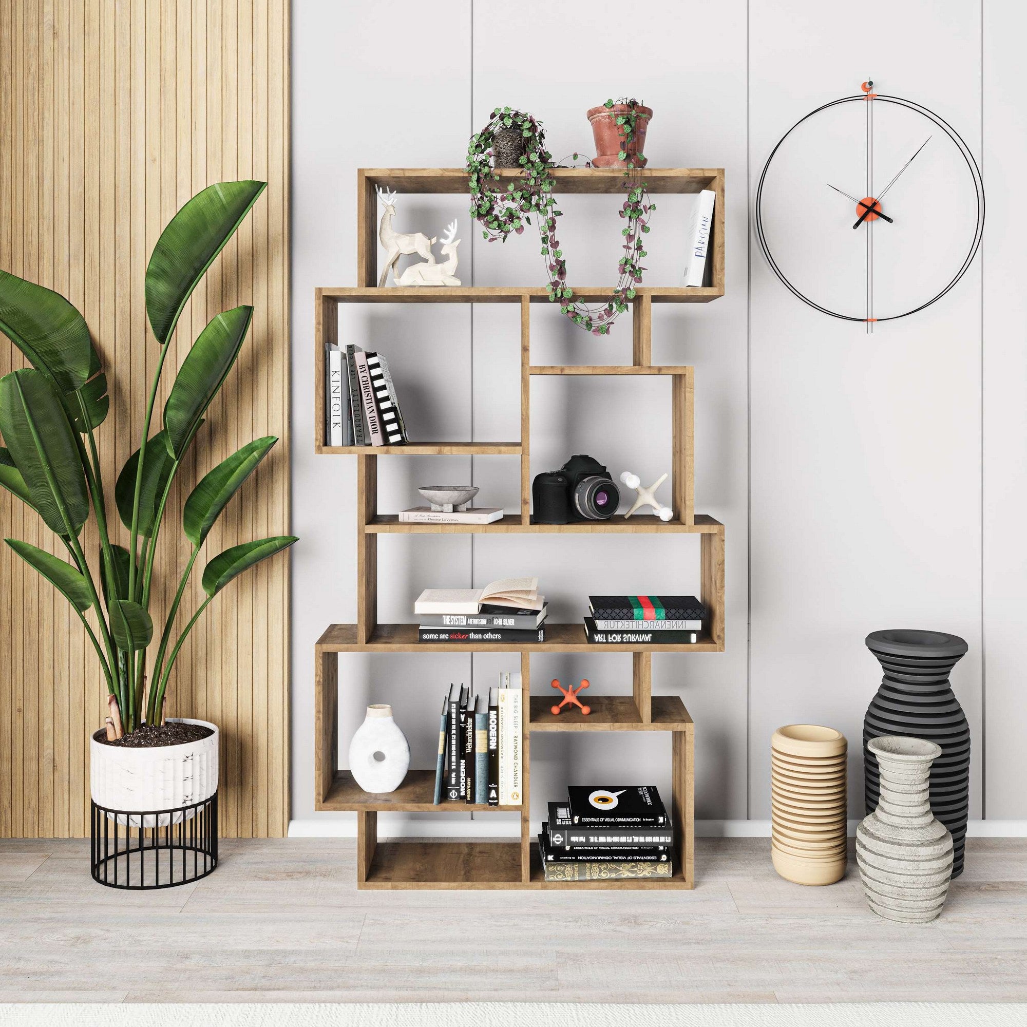 Estante Hitit – 96 x 168,5 x 25,5 cm – Cor Hitit – Painel de partículas revestido de melamina