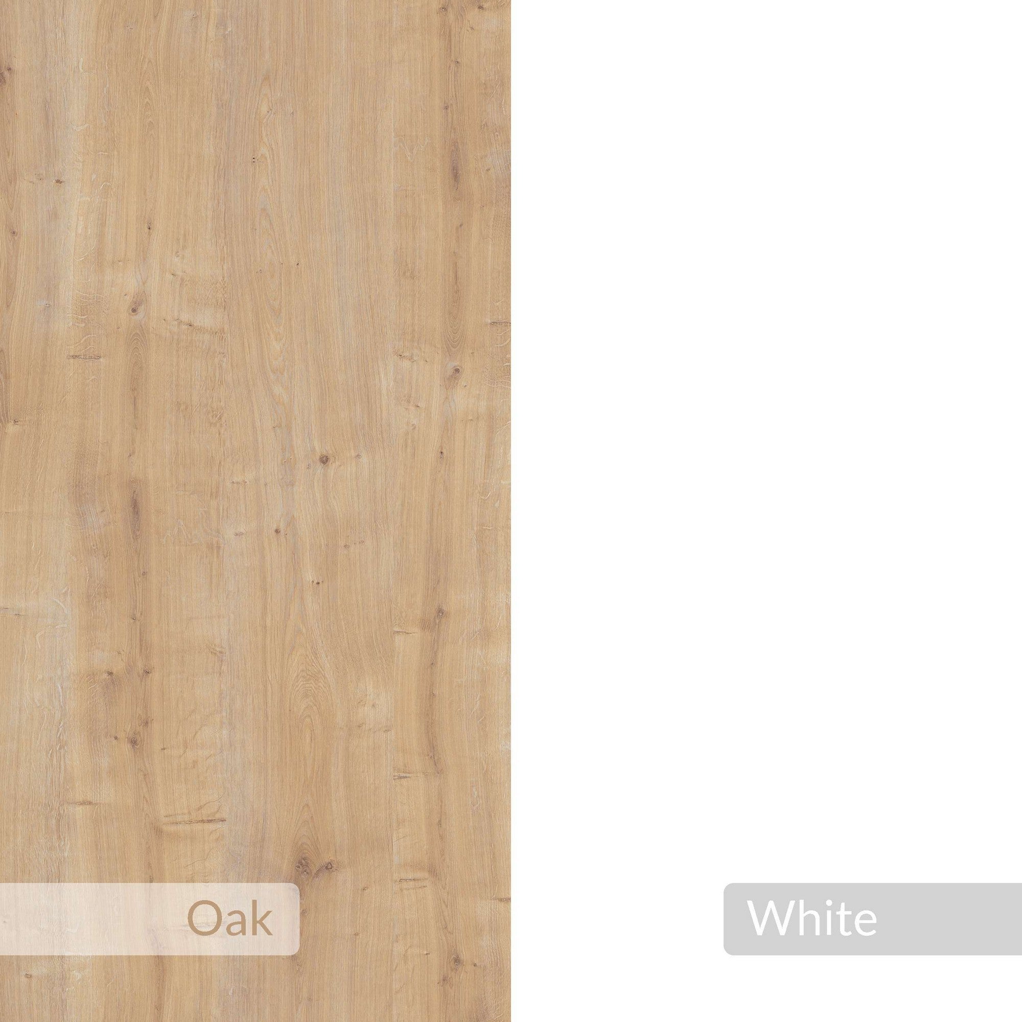 Mesa de cabeceira – 30cm x 55cm x 30cm – Branco – Aglomerado de partículas