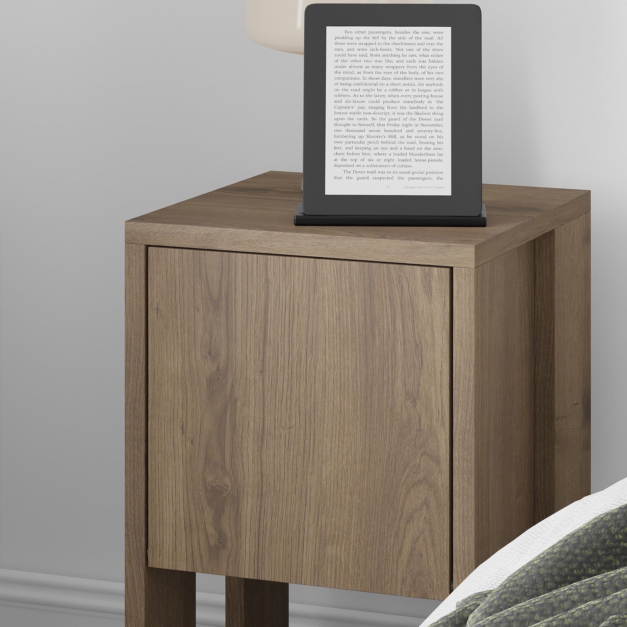 Mesa de cabeceira – 30 cm largura – 55 cm altura – 100% painel de partículas revestido a melamina
