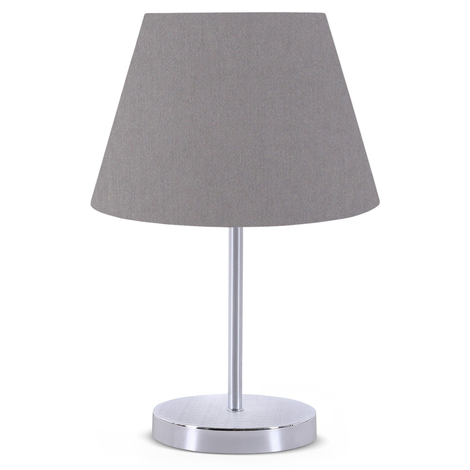 Candeeiro de Mesa – 37 cm – Cinza – PVC e Metal