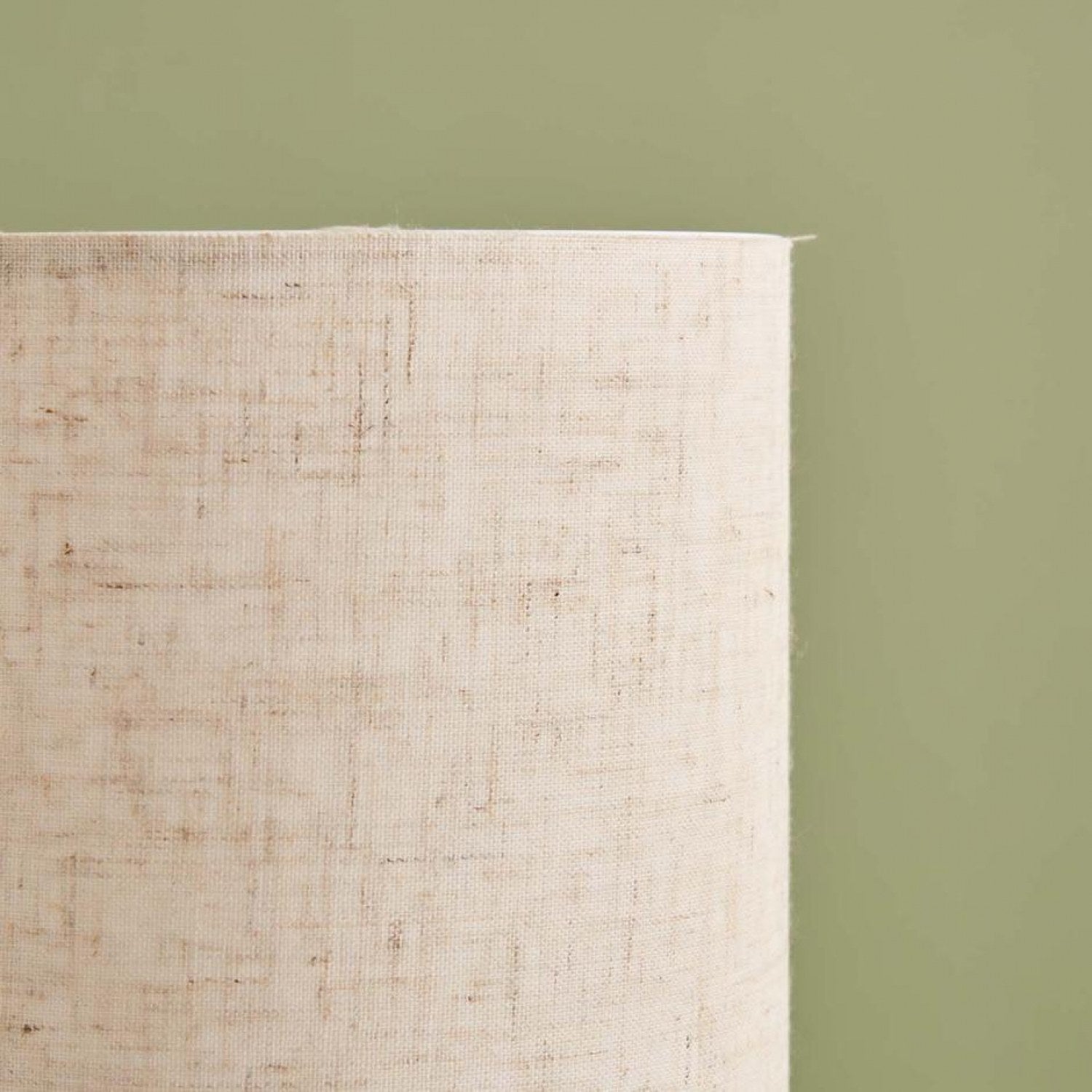 Candeeiro de Mesa – 30 cm – Creme – Tecido, Madeira