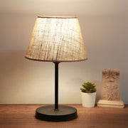 Candeeiro de Mesa – 36 cm – Creme – Metal