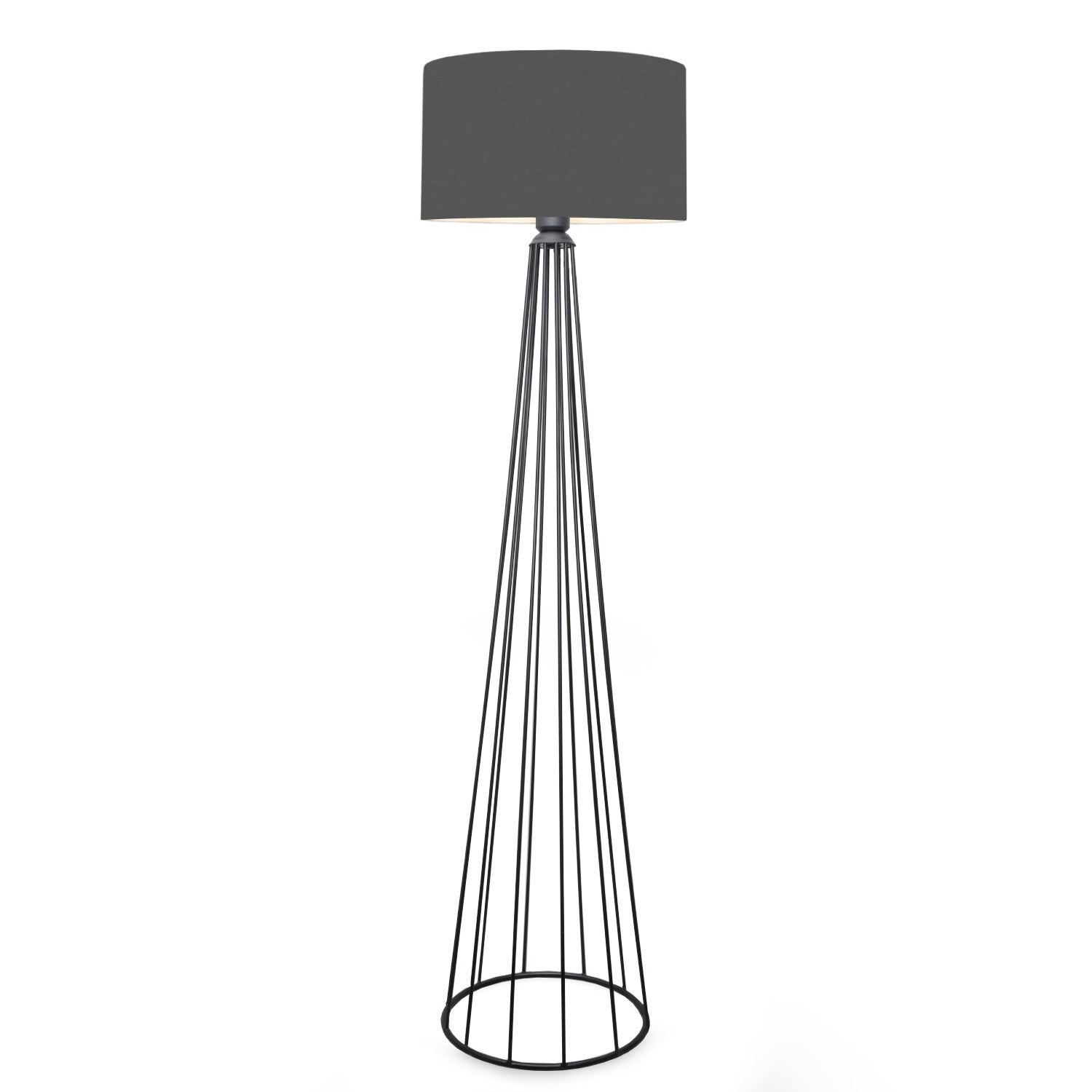 Candeeiro de Pé – 155 cm – Antracite – Metal