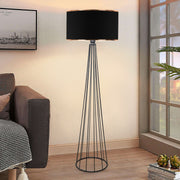 Candeeiro de Pé – 155 cm – Preto – Metal