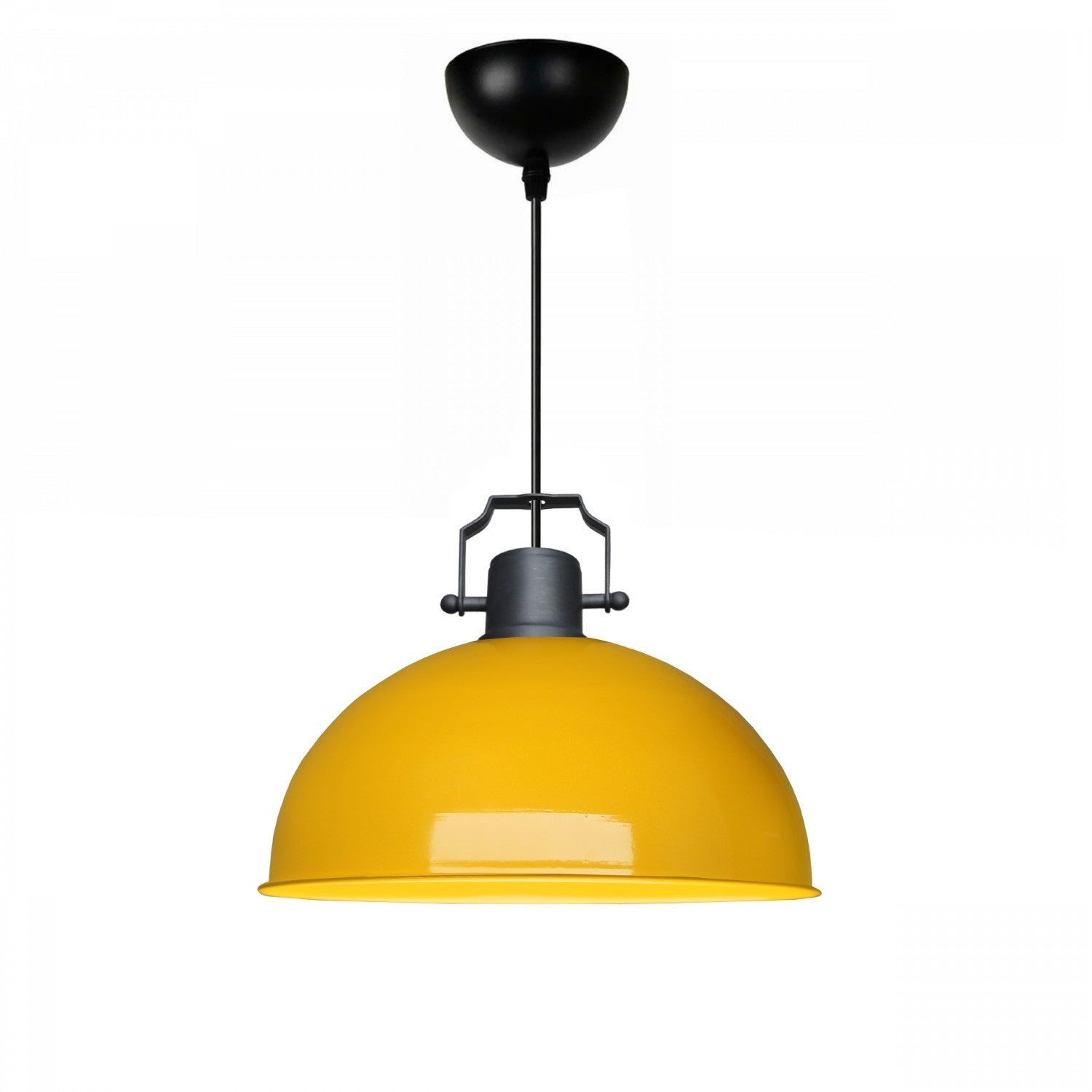 Candeeiro de Teto – 80 cm – Amarelo – Metal