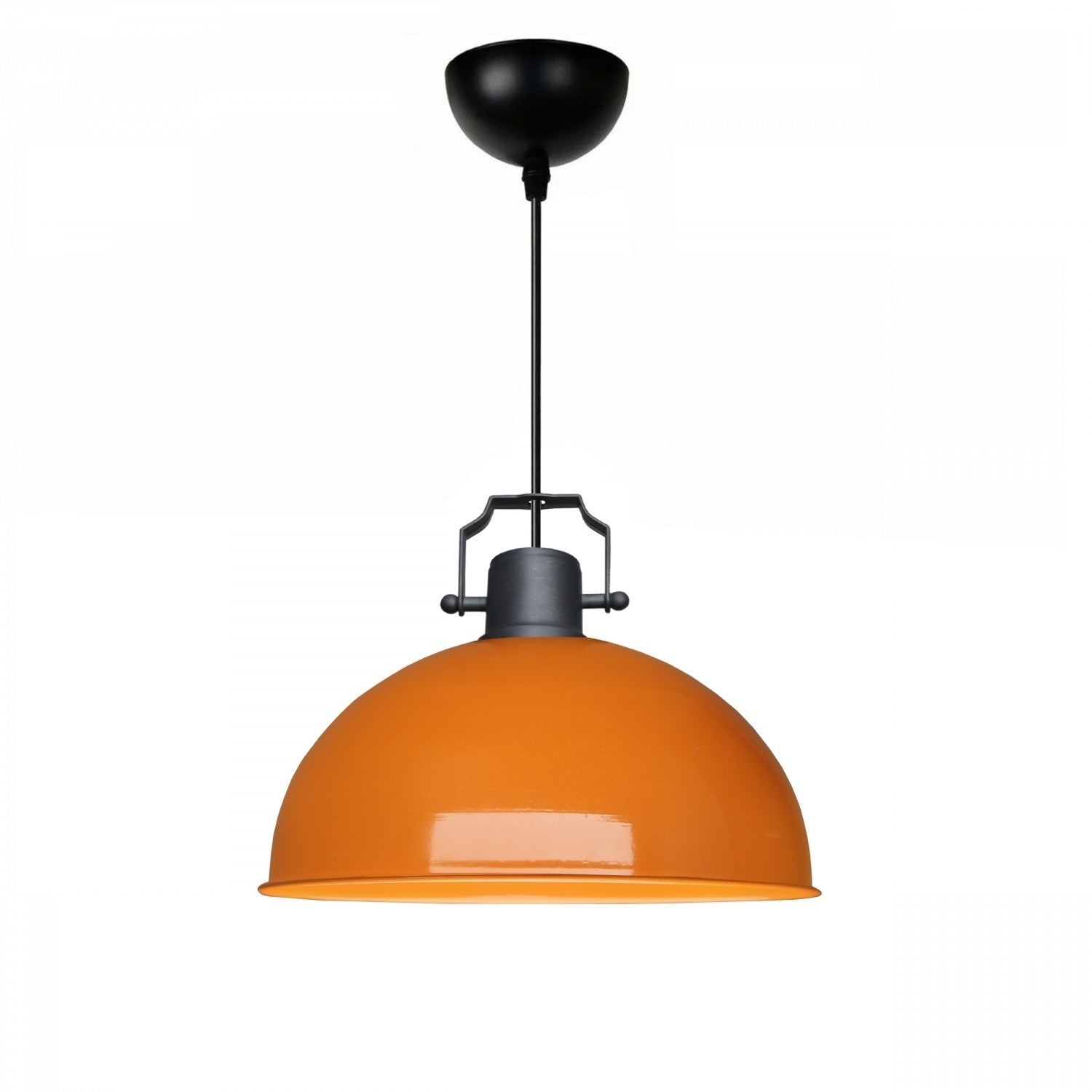 Candeeiro de Teto – 23 cm – Laranja – Metal