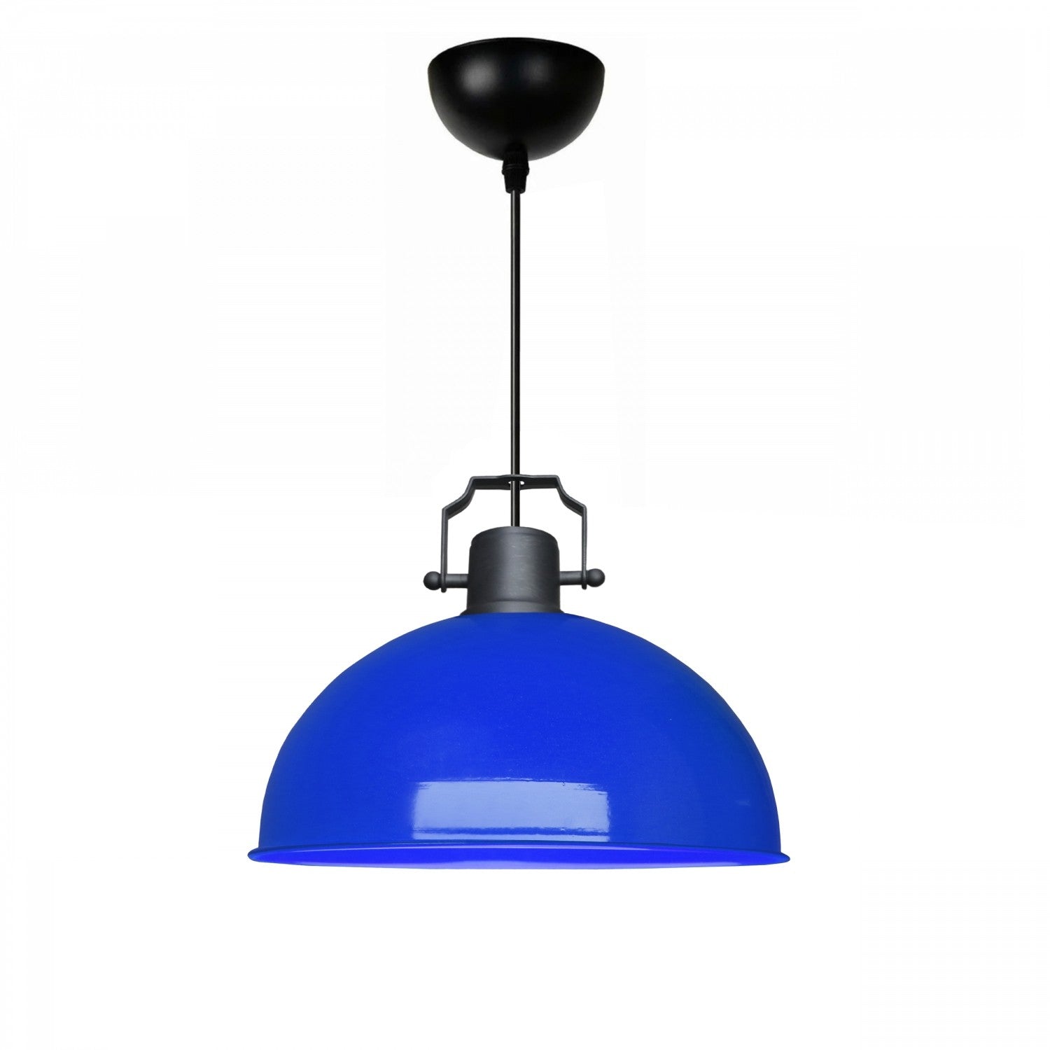 Candeeiro de Teto – 80 cm – Azul – Metal