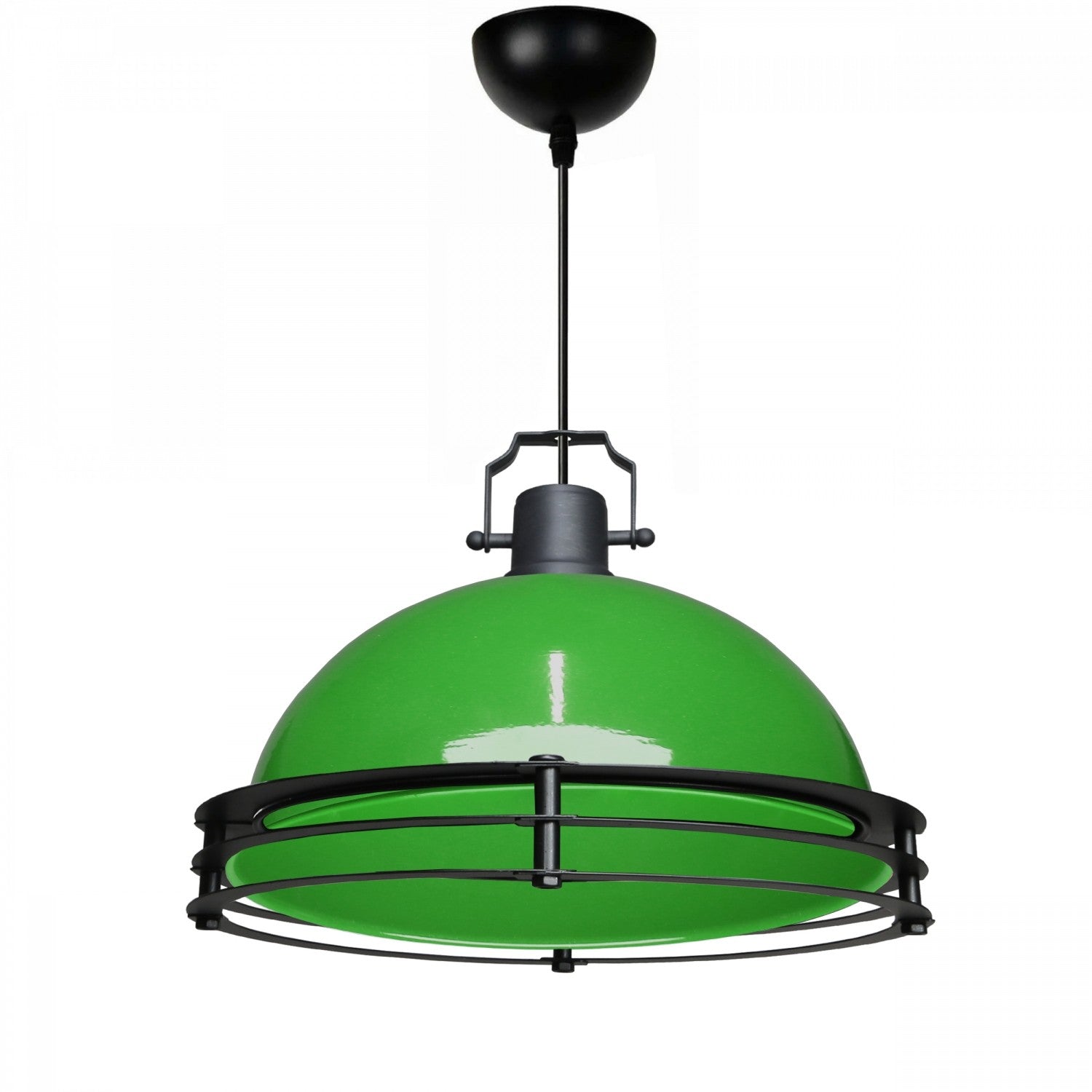 Candeeiro de Teto – 100cm – Verde – Metal