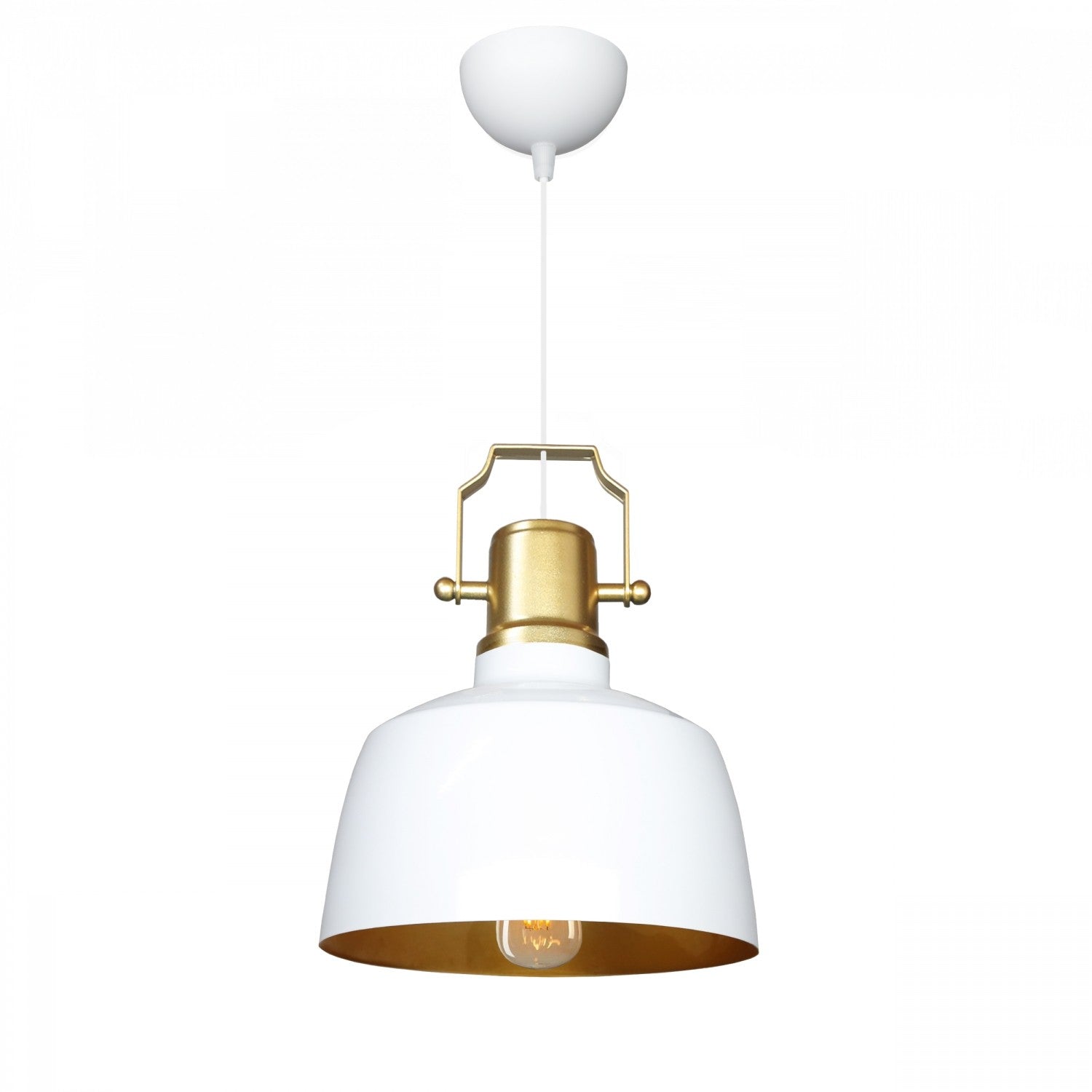 Candeeiro de Teto – 120 cm – Branco – Metal