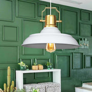 Candeeiro de Teto – 25 cm diâmetro – Branco – Metal