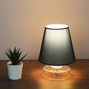 Candeeiro de Mesa – 20 cm – Preto – Metálico