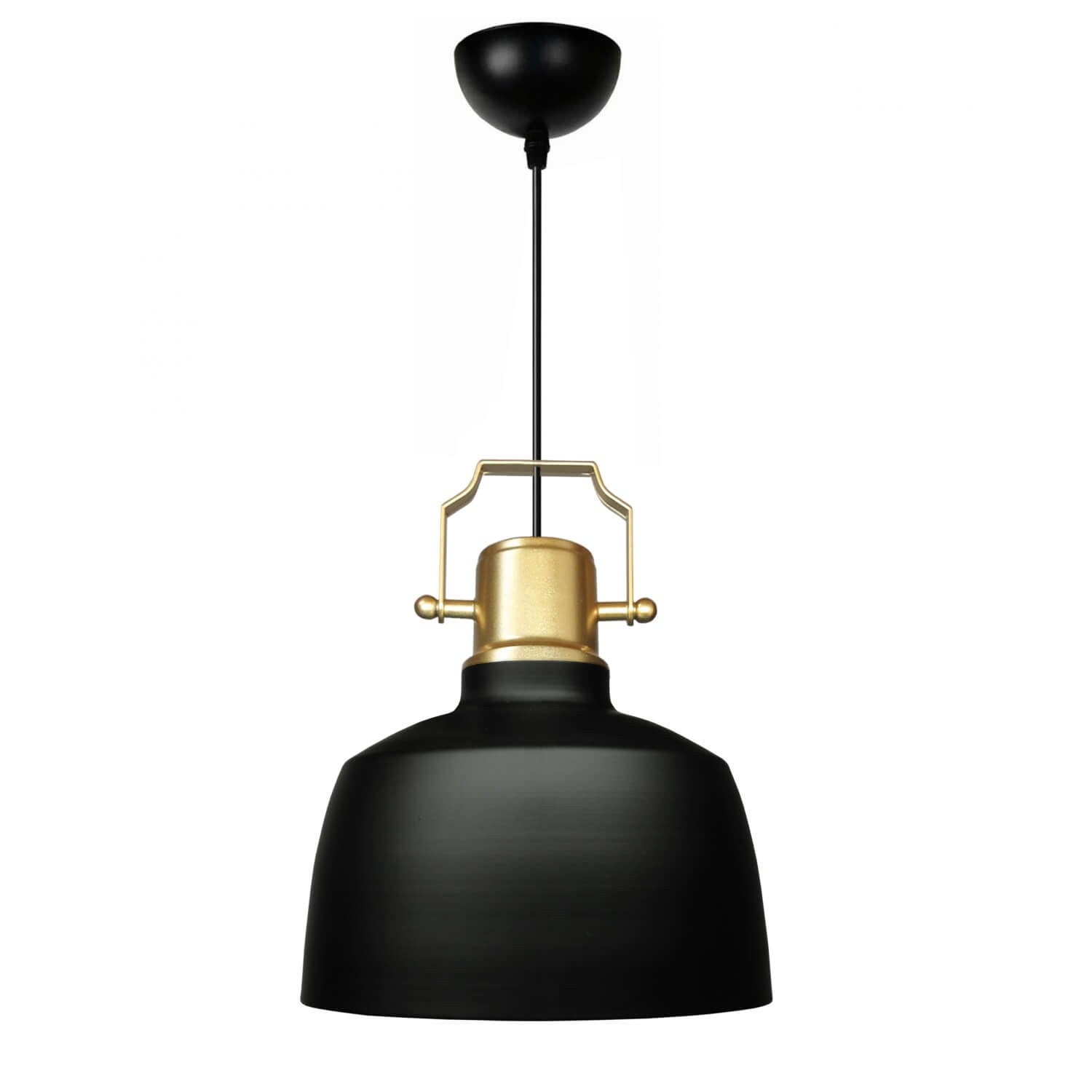 Candeeiro de Teto – 100 - 120 cm – Preto – Metal