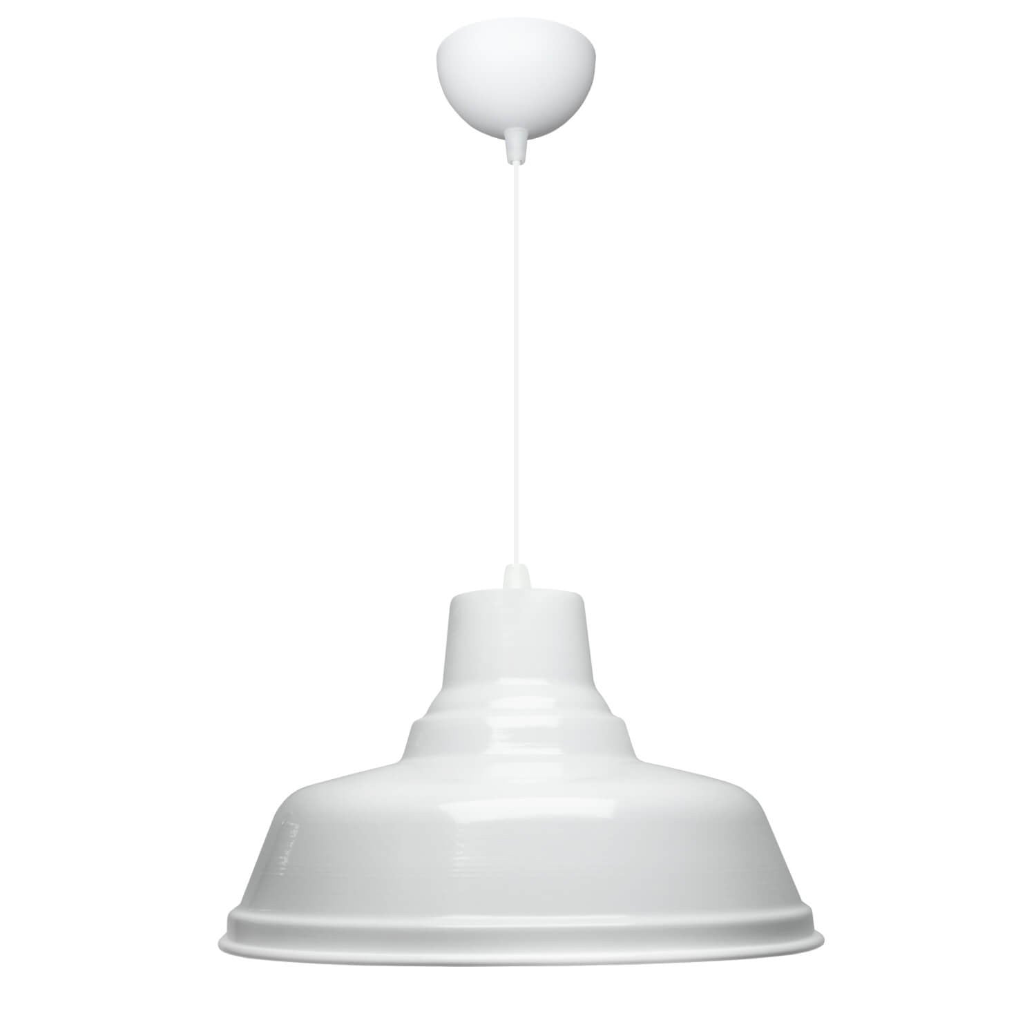 Candeeiro de Teto – 31 cm – Branco – Metálico