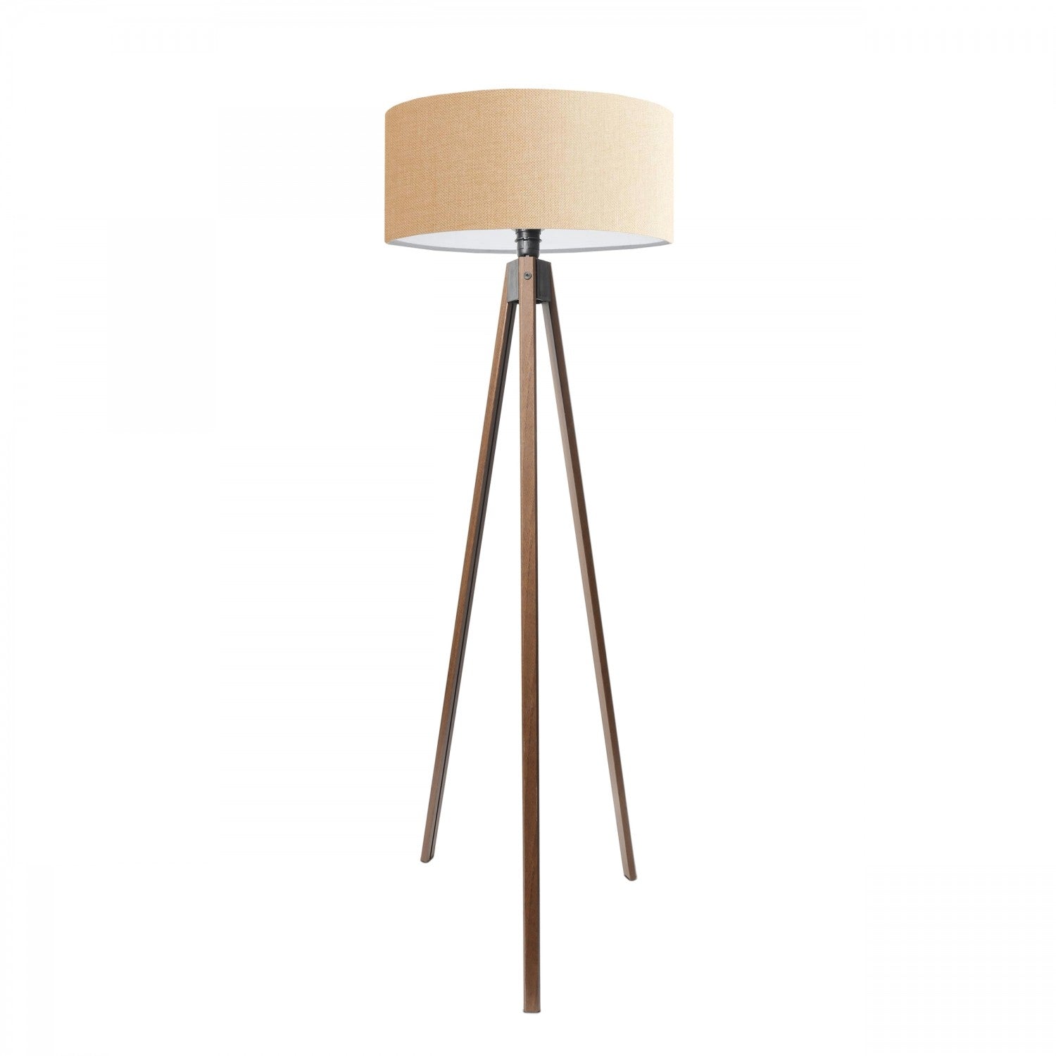 Candeeiro de Pé – 200 cm – Bege – Tecido