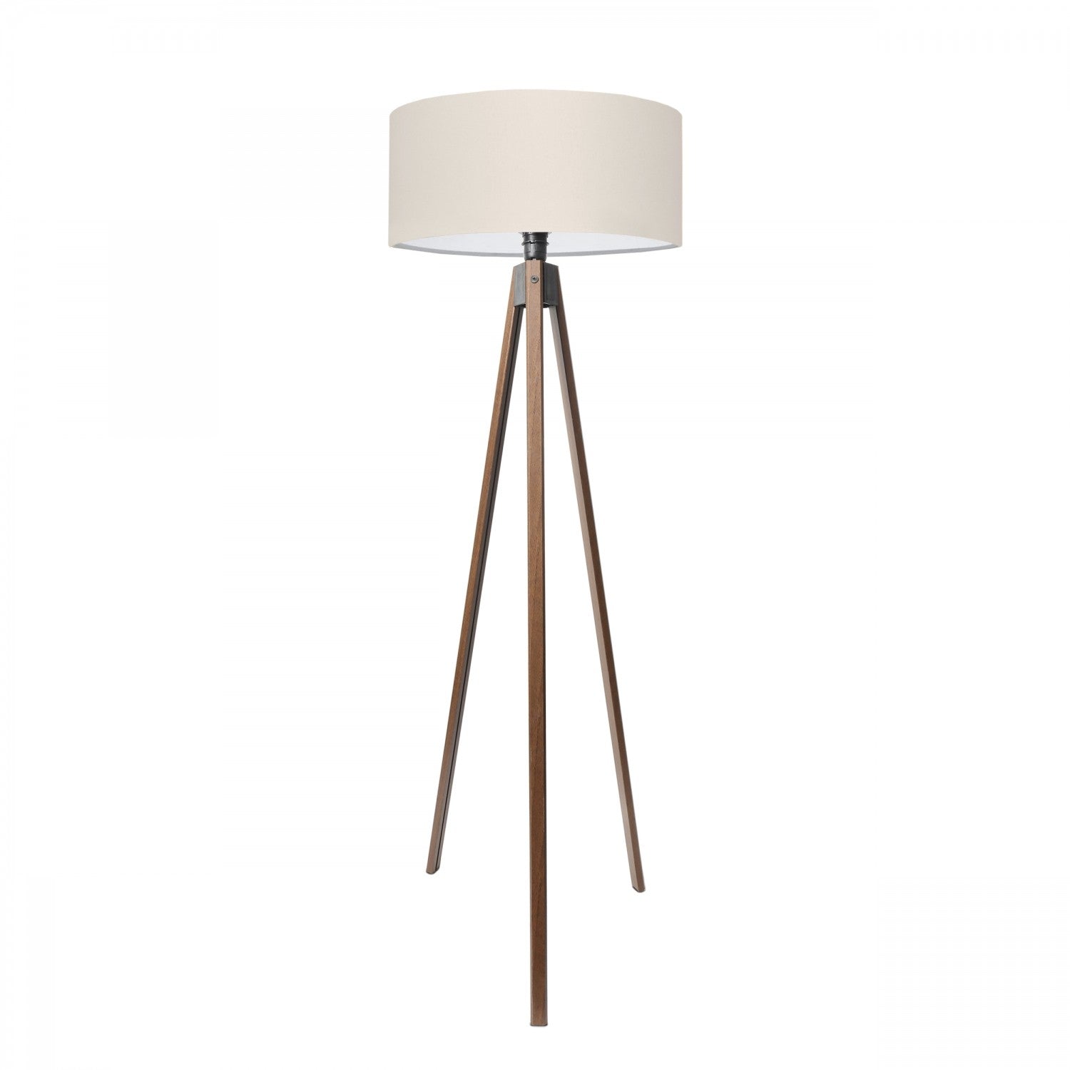 Candeeiro de Pé – 200 cm – Creme – Tecido
