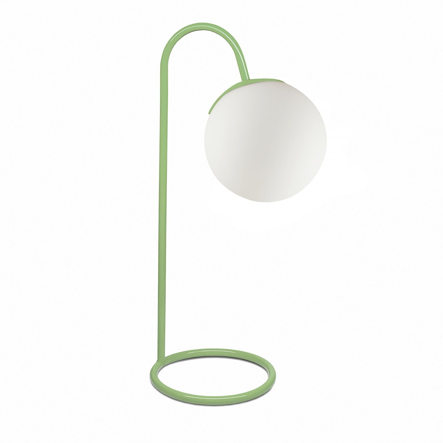 Candeeiro de Mesa – 39 cm – Menta – Metal e Vidro