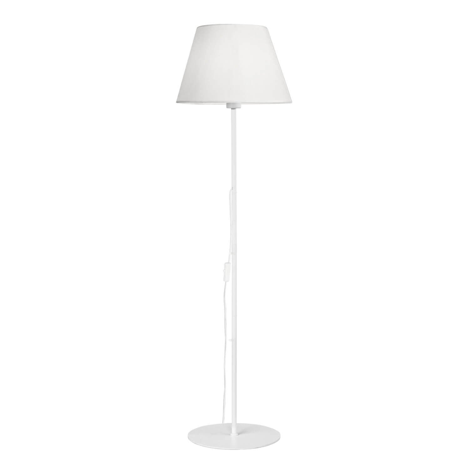 Candeeiro de Pé – 152 cm – Branco – Metálico